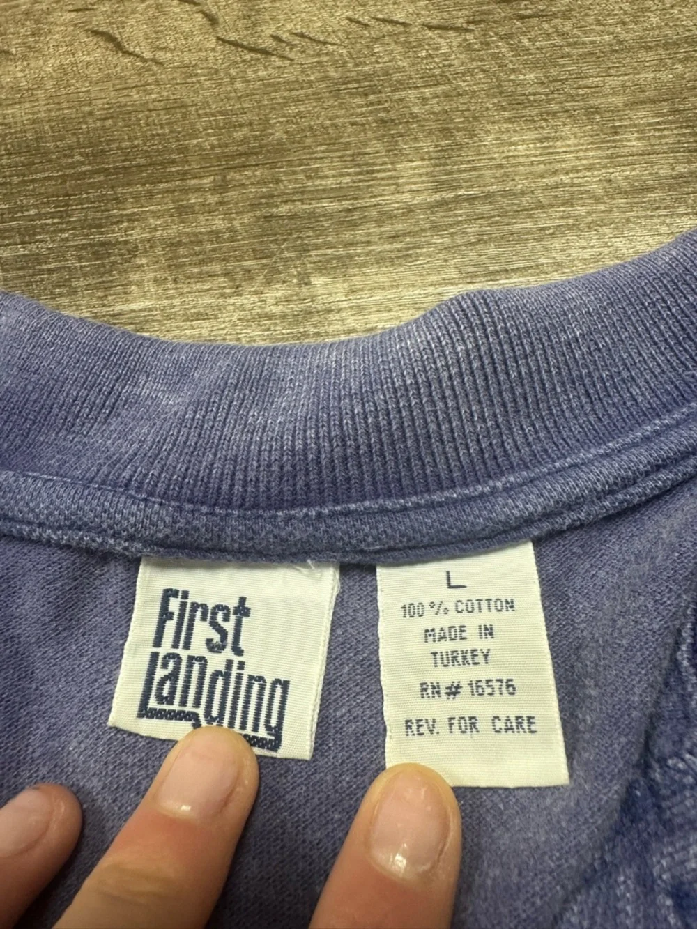 First Landing Polo Shirt Size Large